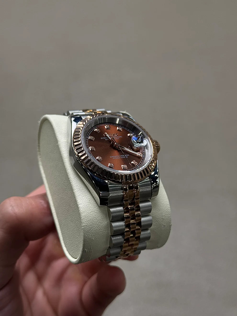 Seiko Chocolate Diamond Dial