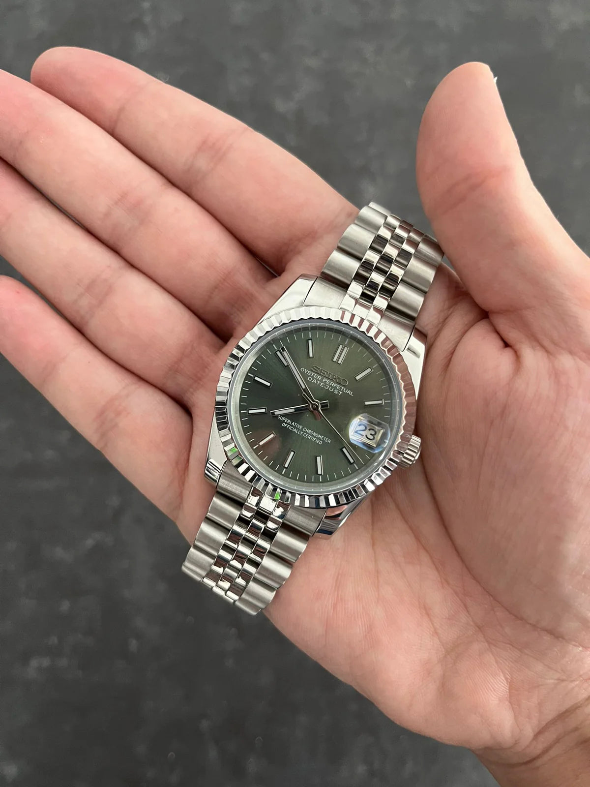 Seiko Olive Green Dial